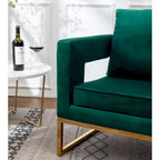 Fauteuil d'appoint contemporain rembourré Lenola de Roundhill Furniture
