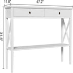 Console 47" avec tiroirs - 11,81P x 47,24L x 31,5H