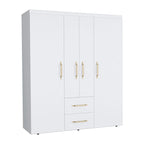 Armoire Bariloche avec tringles, étagères et 2 tiroirs