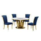 Ensemble de salle à manger rond 5 pièces Best Quality Furniture D325-SC324-7