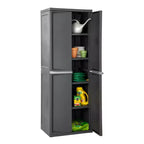 Lot de 2 armoires de rangement de garage Sterilite à 4 étagères réglables, gris
