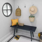 Banc d'entrée Plank+Beam, banc en bois massif pour chambre à coucher, couloir, porche, 105 cm