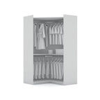 Mulberry 2.0 Semi-ouvert 3 sections Moderne 4 tiroirs Armoire d'angle Ensemble de 3