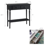 Leick Home Coastal, Console étroite de couloir à un tiroir