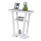 Table console Newport V avec étagères de Convenience Concepts