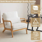 Fauteuil d'appoint rembourré Mid-Century Modern