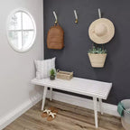 Banc d'entrée Plank+Beam, banc en bois massif pour chambre à coucher, couloir, porche, 105 cm