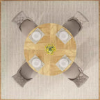 Table à manger ronde de 120 cm pour 4 personnes