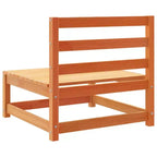 vidaXL Ensemble de canapés de jardin en bois de pin massif Grand canapé d'extérieur modulaire - Pin naturel sans coussin