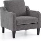 Fauteuil d'appoint pour salon, fauteuil de lecture, fauteuil de style scandinave