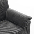 33 Fauteuils Crapaud Individuels en Velours Côtelé