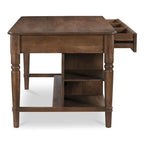 NADAAL STUDIOS Cove, îlot de cuisine en bois avec rangements - 72L x 40,5P x 36,5H