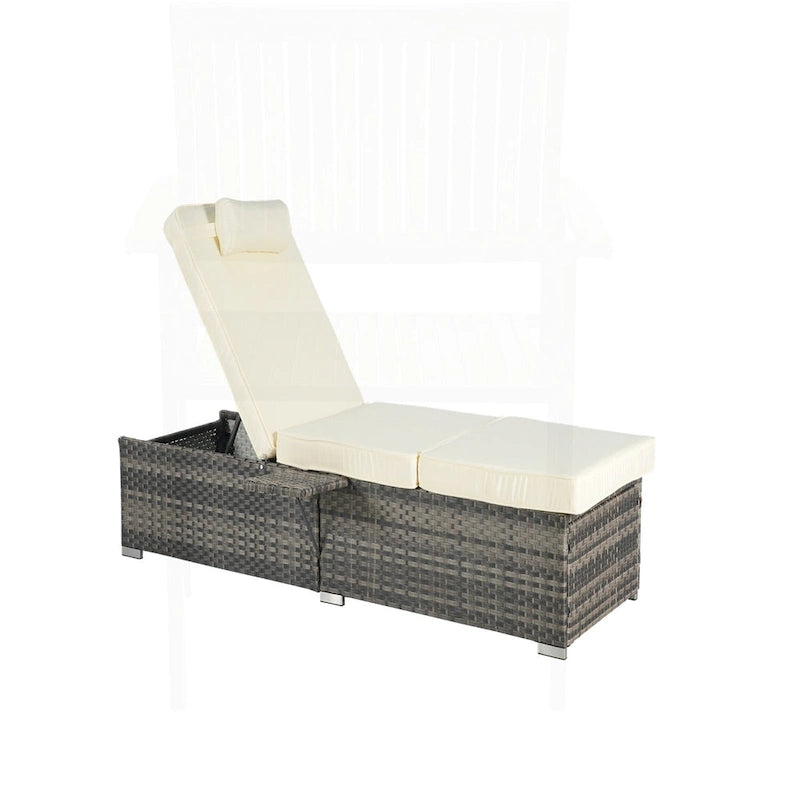 Excellent ensemble de chaises longues d'extérieur pour la relaxation et les loisirs