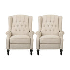 Fauteuils inclinables en tissu touffeté Walter (lot de 2) par Christopher Knight Home