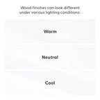 Banc d'entrée Plank+Beam, banc en bois massif pour chambre à coucher, couloir, porche, 105 cm