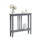 Console étroite avec étagères pour entrée, couloir ou salon