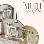 Kings Brand Furniture – Console étroite avec étagère de rangement pour couloir, entrée, vestibule, salon