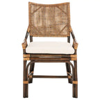Chaise de jardin en rotin avec coussin 22 L x 24 P x 37 H 22L x 24P x 37H