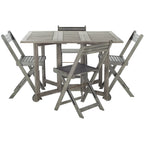 Ensemble de table à manger d'extérieur SAFAVIEH Outdoor Brandy 5 pièces - 43Lx35Px29H