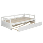 Lit gigogne extensible, Lit gigogne en bois avec tiroir-lit