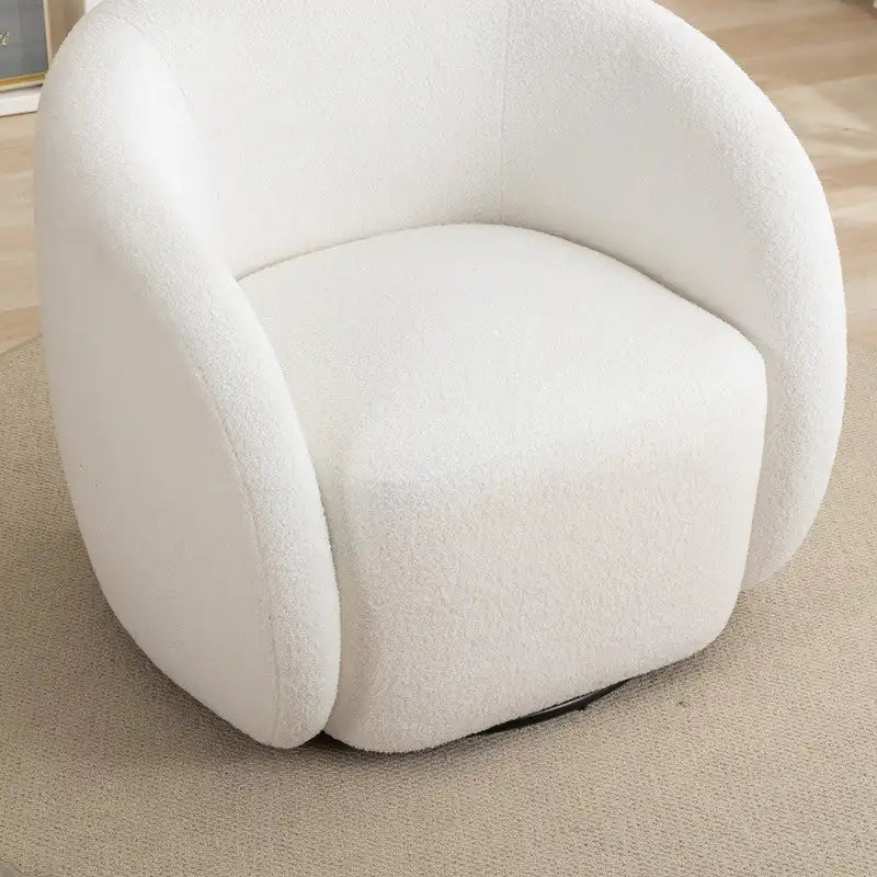 Lot de 2 fauteuils d'appoint pivotants à 360° SEYNAR Modern Glam Rembourrés