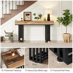 Table console de 55 pouces pour entrée