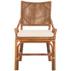 Chaise de jardin en rotin avec coussin 22 L x 24 P x 37 H 22L x 24P x 37H