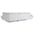 Canapé sectionnel en L 2 pièces en similicuir Riveredge de 277 cm de large - 76L x 109W x 28H
