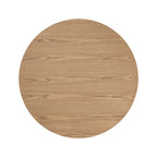 Table basse en chêne rustique avec façades cannelées | Finition or brossé