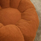 Fauteuil poire avec accoudoirs, rembourrage en mousse haute densité, fauteuil de salon paresseux pour adultes, salon