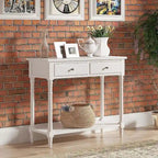 Table d'entrée avec tiroirs de rangement, console avec étagère