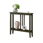 Console étroite avec étagères pour entrée, couloir ou salon