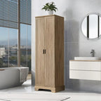 Armoire de rangement à deux portes pour salle de bains