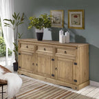 Buffet bas de style rustique 65 po - Collection Corona