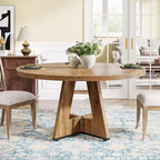 Table à manger ronde de 120 cm pour 4 personnes