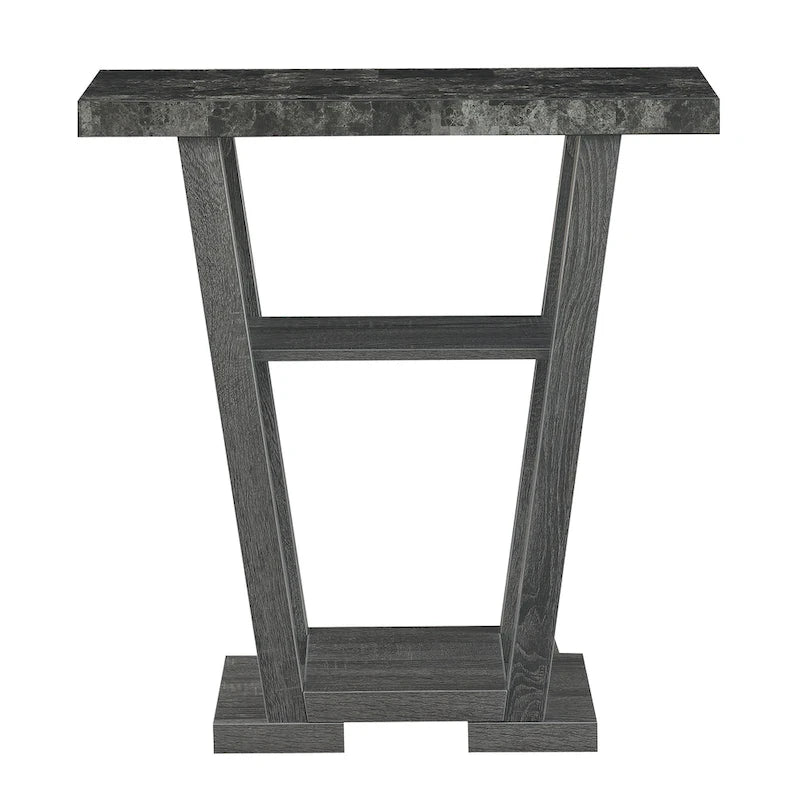 Table console Newport V avec étagères de Convenience Concepts