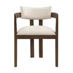 Ensemble de salle à manger rond moderne 5 pièces Christopher Knight Home Shankar avec chaises rembourrées en bois d'hévéa