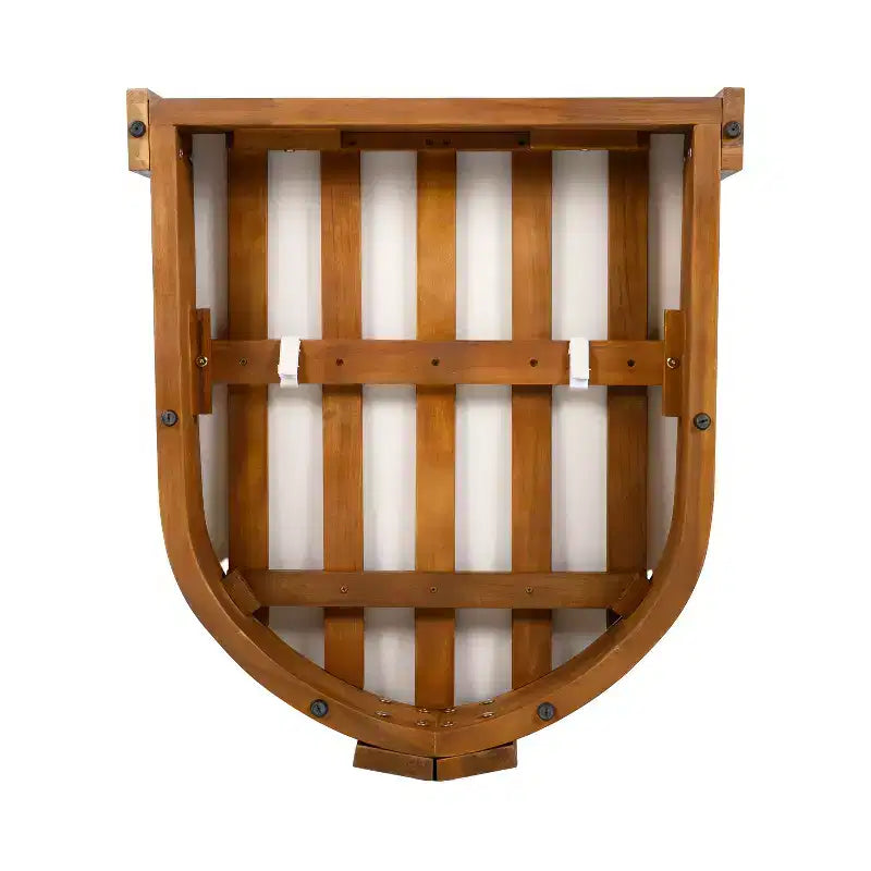 Lot de 2 fauteuils de jardin de luxe en bois d'acacia avec design incurvé, coussins résistants à l'eau