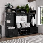 Ensemble de rangement complet Woodland avec porte-manteau par Bush Furniture