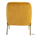 Fauteuil de salon confortable Odo en velours avec assise rembourrée, lot de 2 | Karat Home