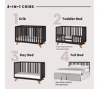 Ensemble de chambre de bébé 2 pièces SOHO de Child Craft, comprend un lit de bébé convertible 4-en-1 et une commode à 3 tiroirs
