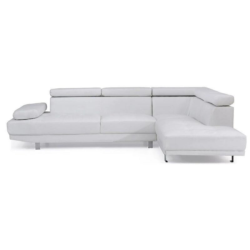 Canapé sectionnel en L 2 pièces en similicuir Riveredge de 277 cm de large - 76L x 109W x 28H