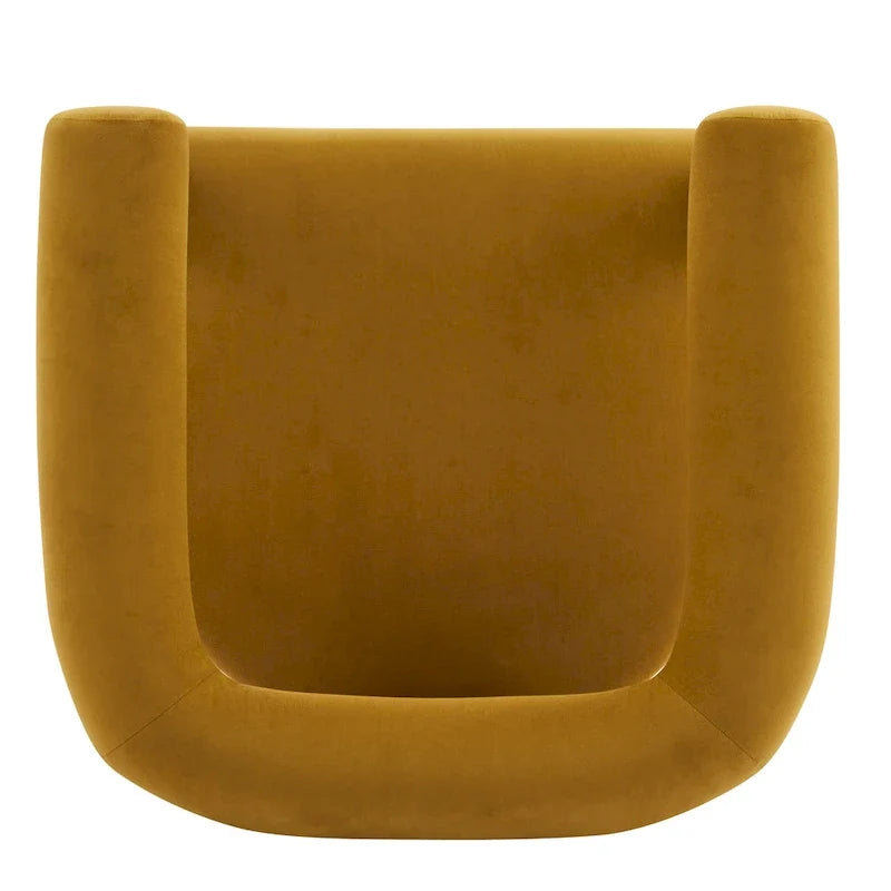 Fauteuil d'appoint Gilbert moderne à accoudoirs ronds par Christopher Knight Home