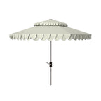 Parasol déporté double toit 274 cm avec cantonnière Kjerstin SAFAVIEH Outdoor