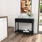 Table d'entrée avec tiroirs de rangement, console avec étagère