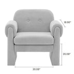 Fauteuil d'appoint Hyleory nuageux et doux, fauteuil pour chambre à coucher, zone de réception, salle de lecture, salon