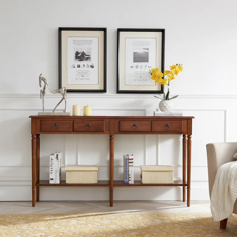 Leick Home Coastal, Console étroite de couloir à un tiroir