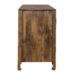Meuble TV d'appoint Marisol miel vieilli 4 portes de 188 cm