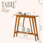 Kings Brand Furniture – Console étroite avec étagère de rangement pour couloir, entrée, vestibule, salon