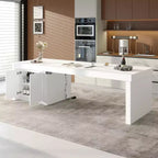 Table à manger élévatrice Hitow Modern 110W avec 3 hauteurs mémorisables, hauteur maximale de 47 pouces, capacité de charge de 150 lb, utilisation intuitive, îlot de cuisine/bar à petit-déjeuner